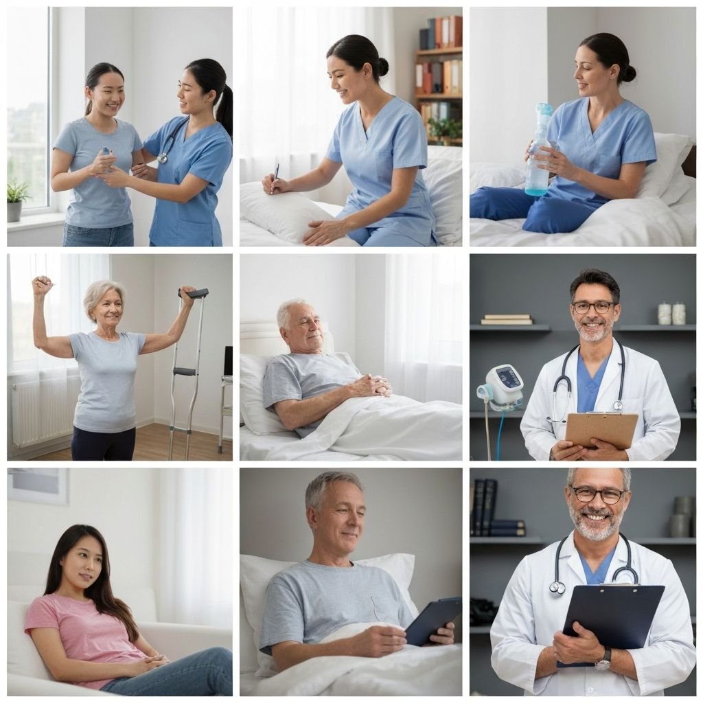 Healthcare services collage